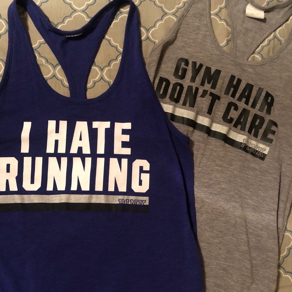 PINK tank tops